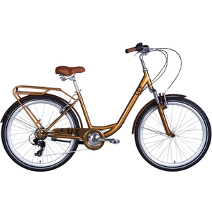 Велосипед Dorozhnik 26" LUX AM Vbr рама-17" бронзовий 2024 (OPS-D-26-276) изображение 1