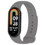 Силіконовий ремінець BeCover для Xiaomi Mi Smart Band 8 Steel Gray (709397) - зменшене зображення 1