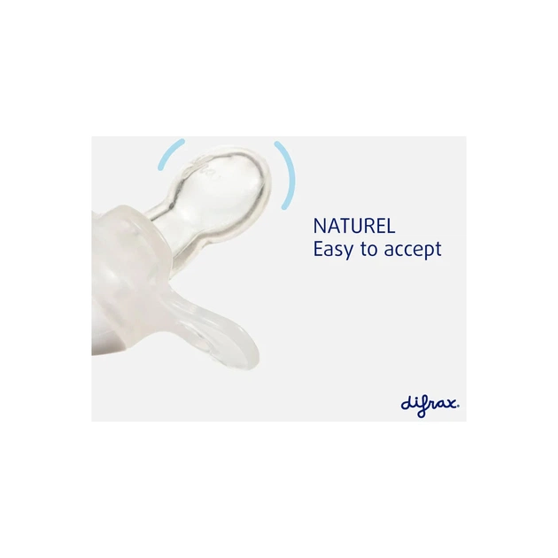 Пустушка Difrax Natural, 6+ міс (127 Lilac_dots) - picture 3