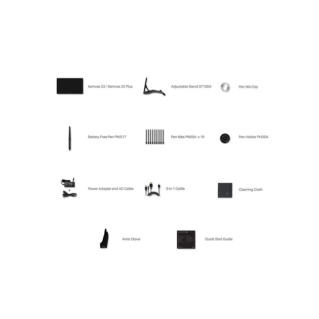 Планшет-монитор Huion Kamvas 22 (GS2201) - изображение 6