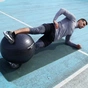 М'яч для фітнесу Power System PS-4011 Pro Gymball 55 см Black (4011BK-0) - зменшене зображення 4