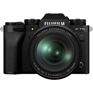 Цифровий фотоапарат Fujifilm X-T5 + XF 16-80 F4 Kit Black (16782571) зображення 1