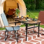 Туристичний стіл Bo-Camp Woodbine Oval 100x70 cm Black/Wood look (1404185) - зменшене зображення 10