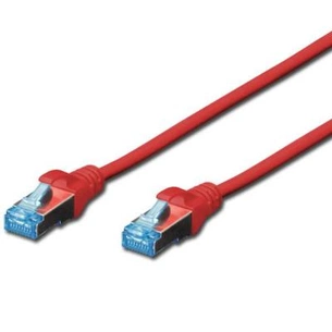 Патч-корд Digitus 5м, cat.5e, SF-UTP, AWG 26/7, red (DK-1531-050/R) зображення 1