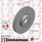 Гальмівний диск ZIMMERMANN 150.2915.20 - зменшене зображення 1