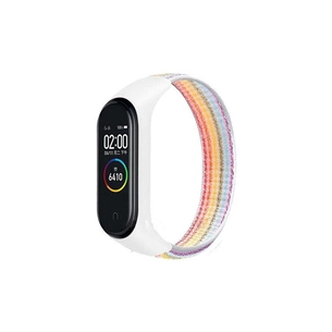 Ремінець до фітнес браслета BeCover Nylon Style для Xiaomi Mi Smart Band 7 Rainbow (707668) зображення 1