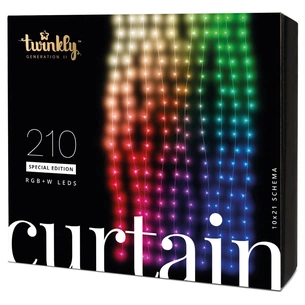 Гірлянда Twinkly Smart LED Curtain, Wall RGBW 210, BT + WiFi, Gen II, IP44 (TWW210SPP-TEU) зображення 1
