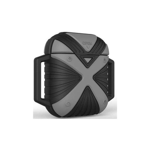 Чохол для навушників X-HuWei i-Smile для Apple AirPods IPH1443 Gray+Black (702336) зображення 1