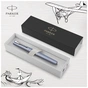 Ручка пір'яна Parker VECTOR 17 XL Metallic Silver Blue CT  FP M (06 112) - зменшене зображення 4