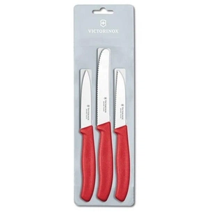 Набір ножів Victorinox SwissClassic из 3 предметов Красный (6.7111.3) зображення 1