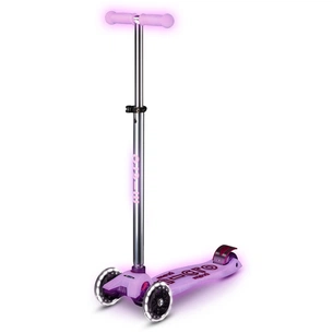 Самокат Micro Maxi Deluxe Glow LED Сяйнисто-пурпуровий (MMD367) зображення 1