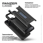 Чохол до мобільного телефона Armorstandart Panzer Apple iPhone 16 Black (ARM79544) - зменшене зображення 4