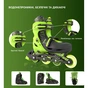 Роликові ковзани Neon Сombo Green розмір 30-33 (NT09G4) - зменшене зображення 8
