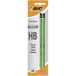 Олівець графітний Bic КРІТЕРІУМ HB, 2 шт в блістері (bc861133) зображення 1