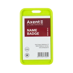 Бейдж Axent чохол SoftTouch матовий, 54х85мм ,салатовий (4550V-09-A) зображення 1