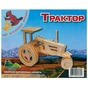Збірна модель Мир деревянных игрушек Трактор (П078) - зменшене зображення 1