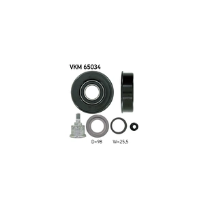 Ролик натягувача ременя SKF VKM 65034 зображення 1