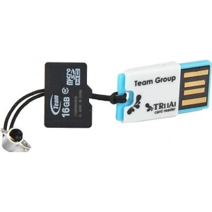 Карта пам'яті Team 16GB microSDHC Class 10 (TUSDH16GCL1005) зображення 1
