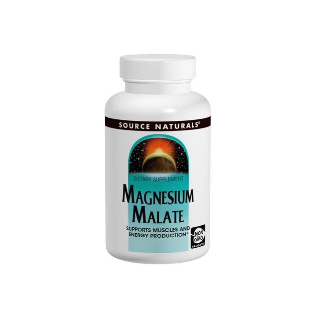 Мінерали Source Naturals Магній + Яблучна Кислота 625мг, 100 капсул (SN1599) - зображення 1
