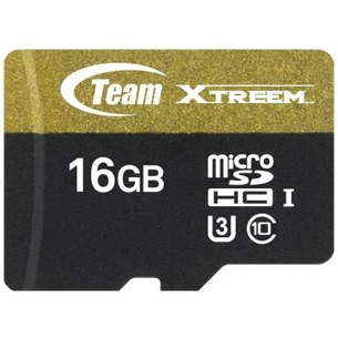 Карта пам'яті Team 16GB microSD class 10 UHS| U3 (TUSDH16GU303) зображення 1