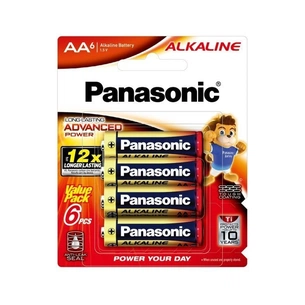 Батарейка AA Alkaline Power лужна 6pcs Blister Panasonic (LR6T/6BA) зображення 1