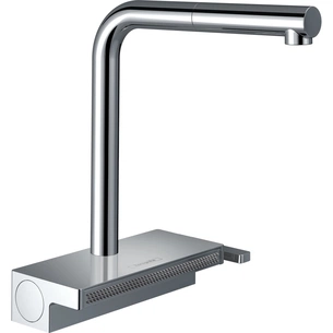 Змішувач Hansgrohe Aquno Select M81 , 21 см, хром (73836000) зображення 1