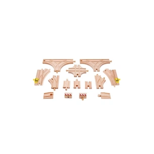 Залізниця Hape Набір для залізниці Рейки (E3733) зображення 1