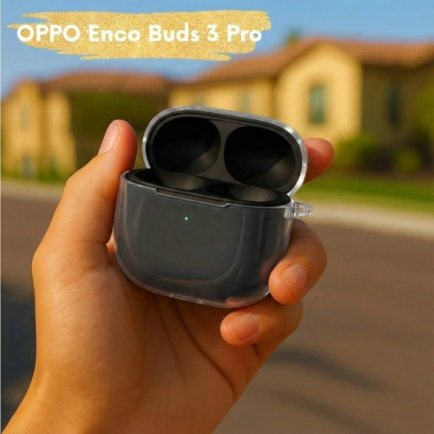 Чохол для навушників BeCover для OPPO Enco Buds 3 Pro Transparent (714838) - picture 5