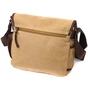Сумка Vintage Через плече з щільного текстилю Пісочна (22202) - зменшене зображення 2