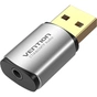 Звукова плата Vention Audio USB 1х3,5mm jack 4pin Metal (OMTP-CTIA) (CDLH0) - preview 1