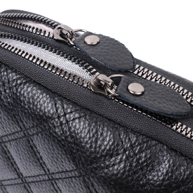 Сумка Vintage З натуральної шкіри Чорна (22807) - зображення 6