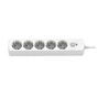 Мережевий фільтр живлення ColorWay CCA-3G1MM 5 розеток, 3m White (CW-PSEA1053W) - зменшене зображення 2