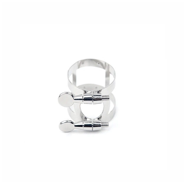 Лигатура для саксофонов D'Addario Rico Ligature For Alto Saxophone NIckel-Plated (RAS1LN) - изображение 1