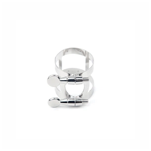 Лігатура для саксофонів D'Addario Rico Ligature For Alto Saxophone NIckel-Plated (RAS1LN) зображення 1