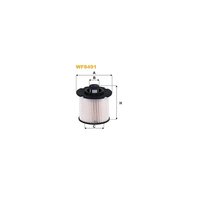 Фільтр паливний Wixfiltron WF8491 - зображення 1