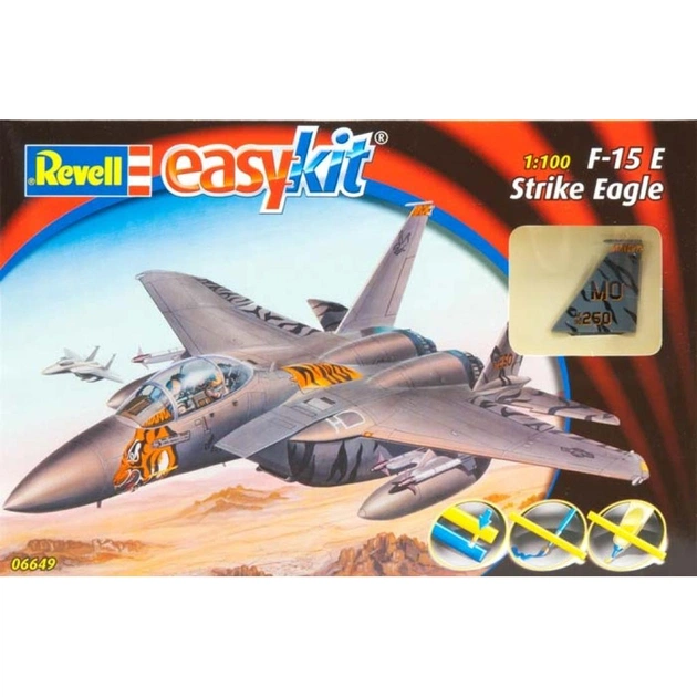 Збірна модель Revell Тактичний винищувач F-15 Eagle 1:100 (6649) - изображение 1