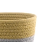 Кошик для зберігання Ardesto Vigor Плетений Бавовняний шпагат Коричневий / сірий 3.5 л (ARHC2504BG) - зменшене зображення 3