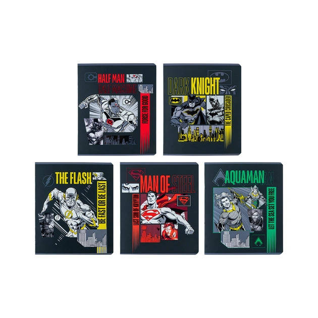 Зошит Kite DC Comics 24 аркушів, клітинка (DC24-238) - picture 1