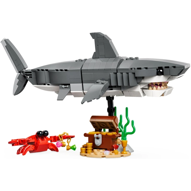 Конструктор LEGO Creator Люта акула зі скринею скарбів (31381) - зображення 7