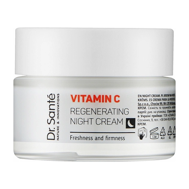 Крем для обличчя Dr.Sante Vitamin C Нічний Відновлювальний 50 мл (4823015940576) - picture 2