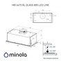 Витяжка кухонна Minola HBI 6473 BL GLASS 800 LED Line - зменшене зображення 12