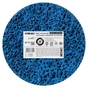 Круг зачистний Sigma з нетканого абразиву (корал) 125мм на липучці синій середня жорсткість (9176211) - зменшене зображення 6