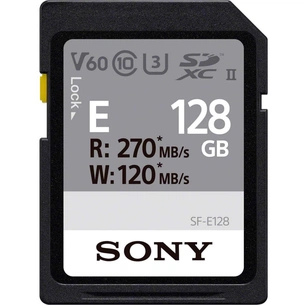 Карта пам'яті Sony 128GB SDXC class 10 UHS-II U3 V60 Entry (SFE128.AE) зображення 1