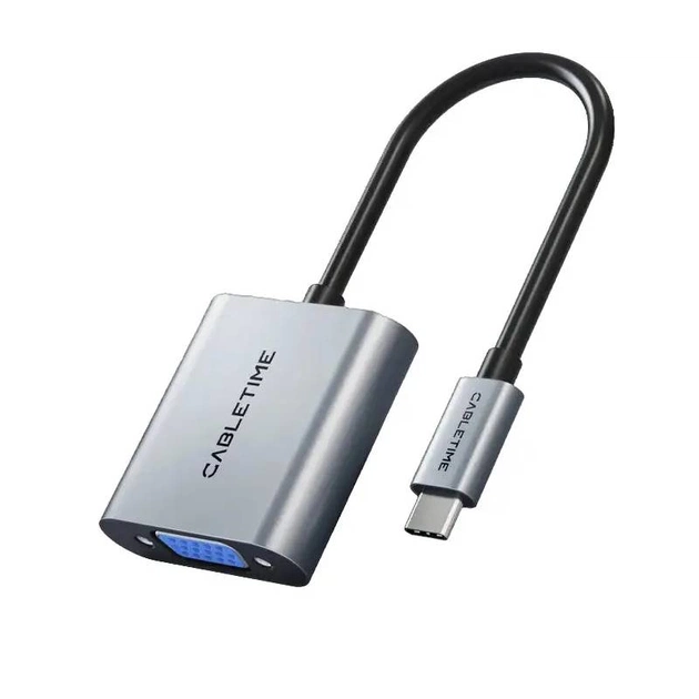 Переходник Cabletime VGA - USB Type-C (F/M), 0.2 м (CP17A) - изображение 1