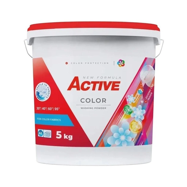 Пральний порошок Active PR Color З ароматом свіжості 5 кг + Дозатор (4820196010708) - зображення 1