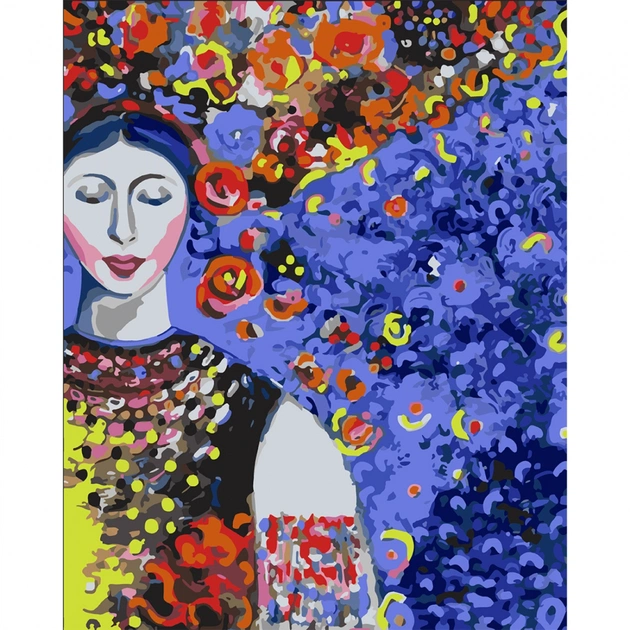 Картина по номерам Santi Чарівна українка 40*50 см (954253) - изображение 1