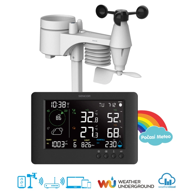 Метеостанція Sencor SWS10500WIFI - зображення 8