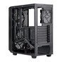 Корпус Prologix E120 Tempered Glass&Mesh Black - зменшене зображення 6