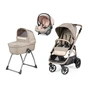 Коляска Peg-Perego 3в1 Veloce Belvedere Lounge з підставкою до люльки (Mon Amour) (PACK-VEL31LG000011) - зменшене зображення 1