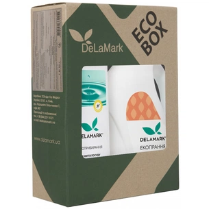 Набір побутової хімії DeLaMark "Турбота" Рідкий засіб для прання + Засіб для миття посуду (4820152332455) зображення 1